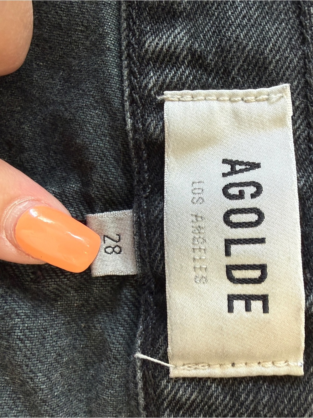 Agolde Neri Cargo Jeans Black wash Wide Leg Utility 25483 - Picture 13 of 16